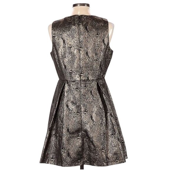 Romeo & Juliet Couture Gold Mini Dress - Picture 4 of 12